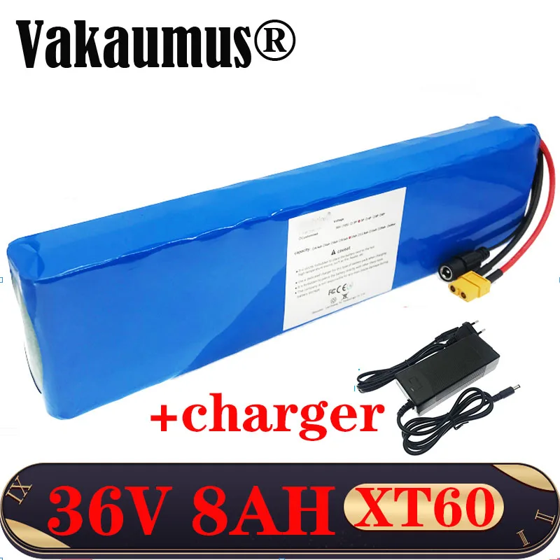 Vakaumus е байка 36В электрический велосипед батареи Встроенный 15A BMS 10S 3P 8ач/8000 мА/ч 18650