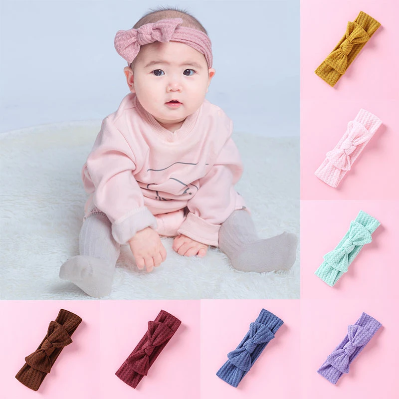 Solid Knitted Baby Headband Girls Headwrap Newborn Kids Turban Infant Soft Bandage Children Hair Bows Waffle Hair Accessories
Solid Knitted Baby Headband Girls Headwrap Newborn Kids Turban Infant Soft Bandage Children Hair Bows Waffle Hair Accessories