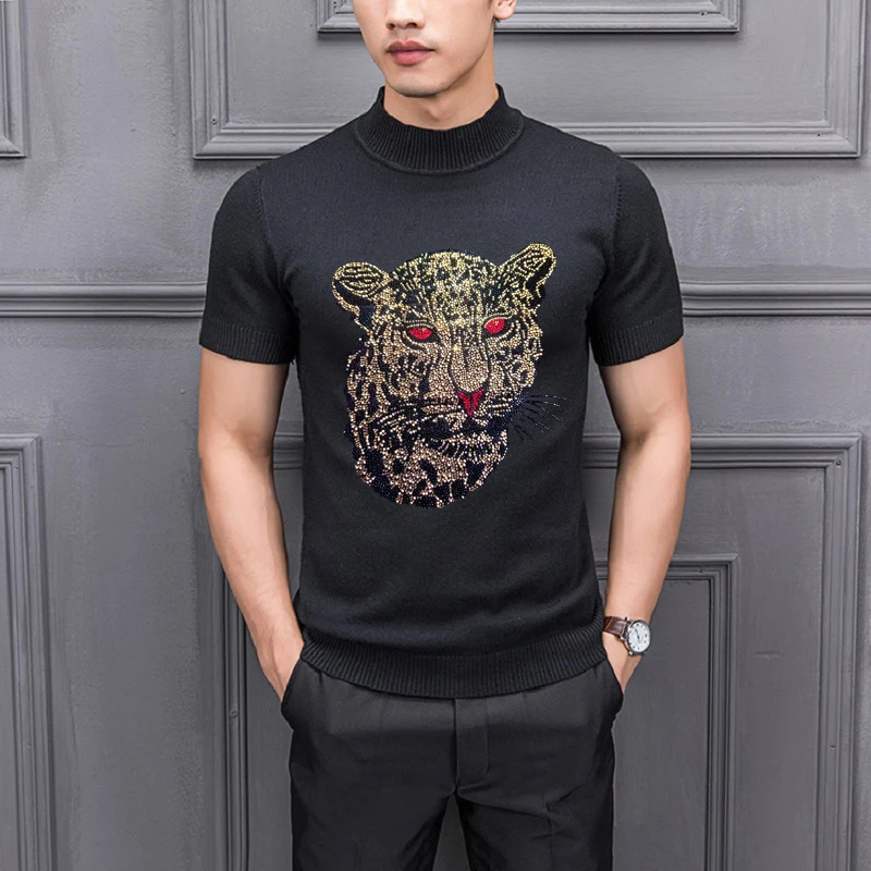 Men's Sweater Tops Pullover Trendy Cashmere Custom Original Leopard Style Warm Knitted T-Shirt Soft
Men's Sweater Tops Pullover Trendy Cashmere Custom Original Leopard Style Warm Knitted T-Shirt Soft