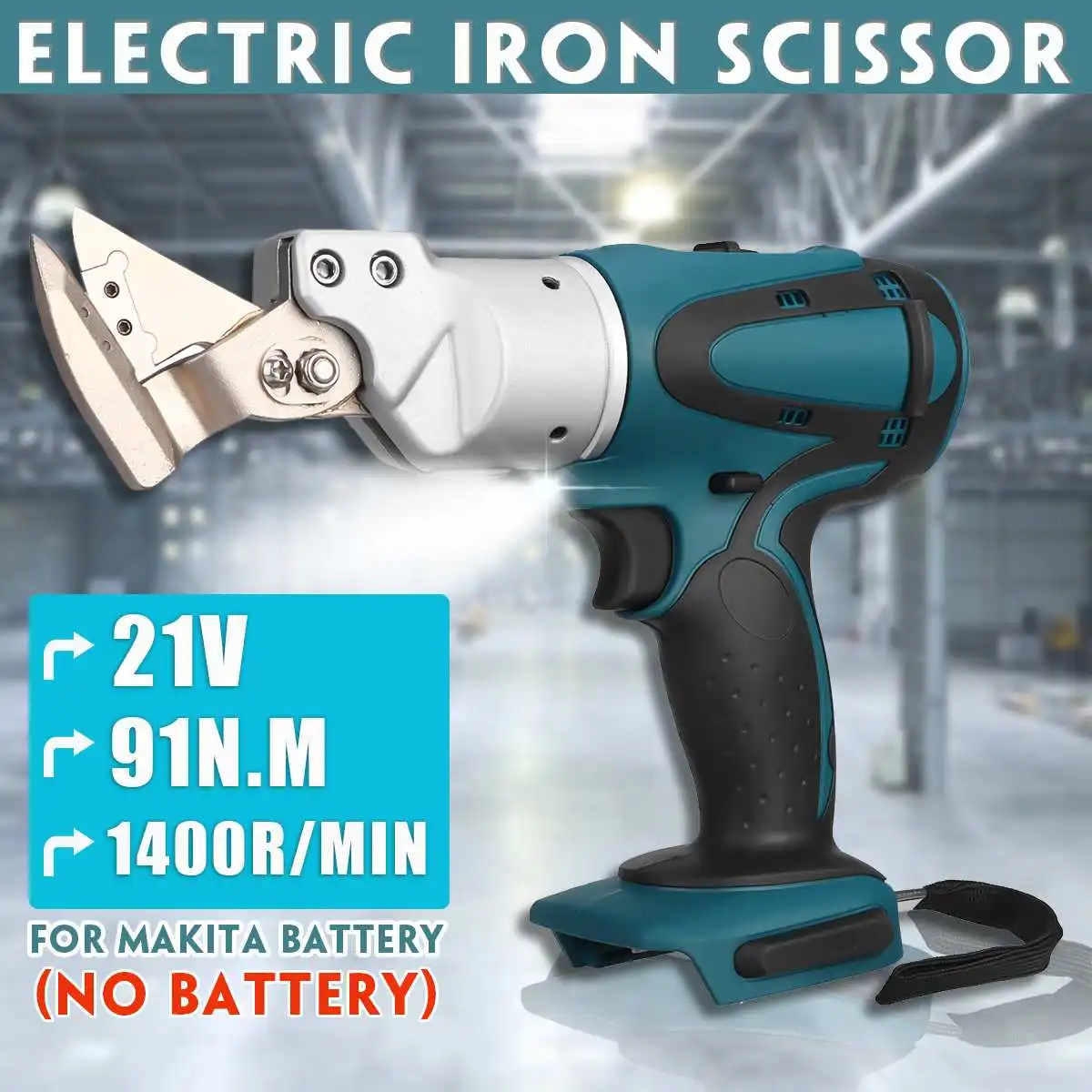 21V Electric Cutting Tool Portable Cordless Rechargeable Electric Scissor Metal Sheet Shear Cutter Scissors For Makita Battery
21V Electric Cutting Tool Portable Cordless Rechargeable Electric Scissor Metal Sheet Shear Cutter Scissors For Makita Battery