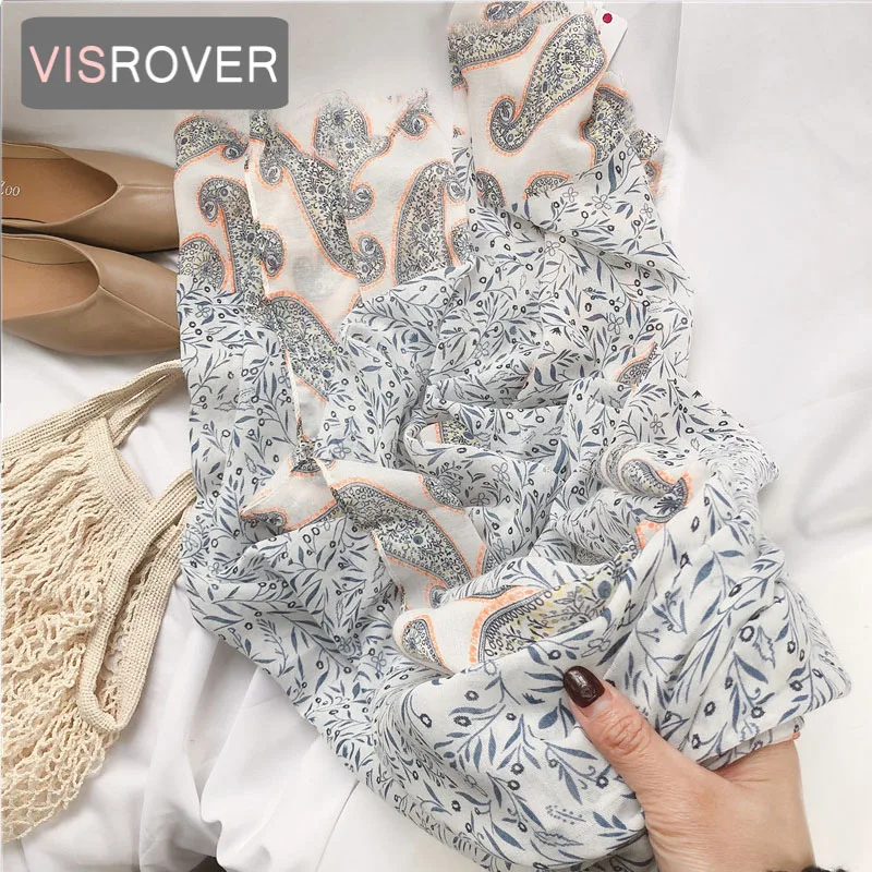 VISROVER 2021 new paisley printing viscose summer scarf with fringer Fashion beach Wraps Spring Shawls Hijab gift wholesales
VISROVER 2021 new paisley printing viscose summer scarf with fringer Fashion beach Wraps Spring Shawls Hijab gift wholesales