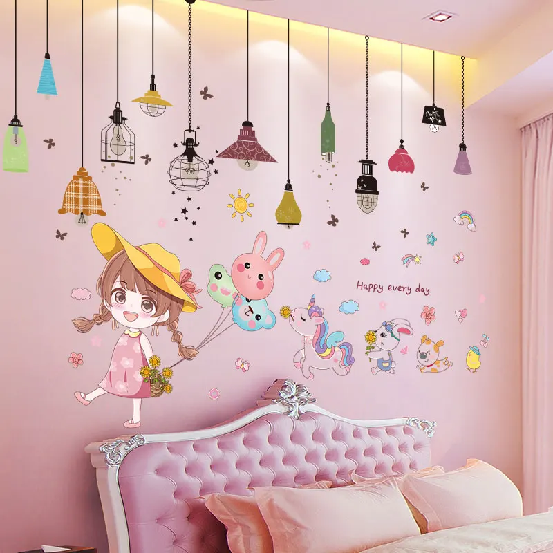 Chandeliers Lights Wall Stickers DIY Girl Balloons Mural Decals for Kids Bedroom Baby Room Children Nursery House Decoration
Chandeliers Lights Wall Stickers DIY Girl Balloons Mural Decals for Kids Bedroom Baby Room Children Nursery House Decoration