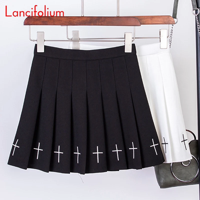 High Waist Pleated Skirt Women Summer Korean Style Gothic Mini Skirt Ladies School Girl Harajuku Kawaii Egirl Skirt Black Skort
High Waist Pleated Skirt Women Summer Korean Style Gothic Mini Skirt Ladies School Girl Harajuku Kawaii Egirl Skirt Black Skort