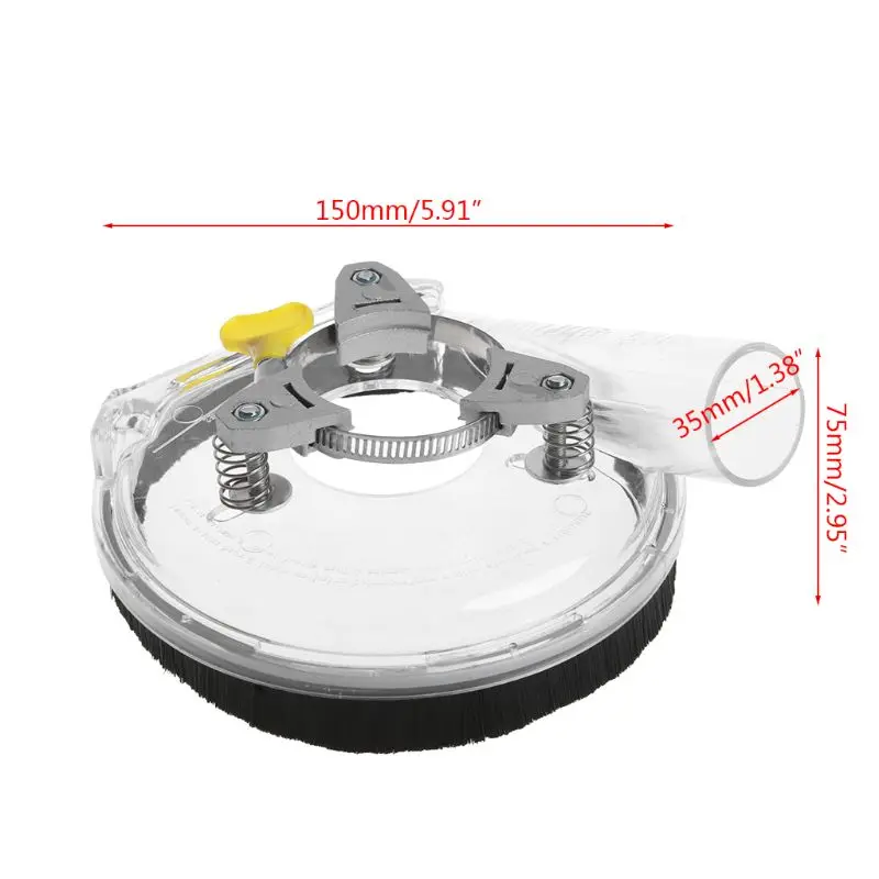 Dust Shroud Kit Dry Grinding Dust Cover for Angle Hand Grinder Clear 4"/ 5"
Dust Shroud Kit Dry Grinding Dust Cover for Angle Hand Grinder Clear 4"/ 5"