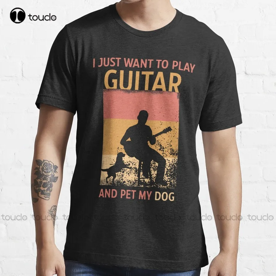 Just Want To Play The Guitar And Pet My Dog Gift Idea For Guitarist Puppy Lovers T-Shirt Womens Tshirts Xs-5Xl Fashion Funny
Just Want To Play The Guitar And Pet My Dog Gift Idea For Guitarist Puppy Lovers T-Shirt Womens Tshirts Xs-5Xl Fashion Funny