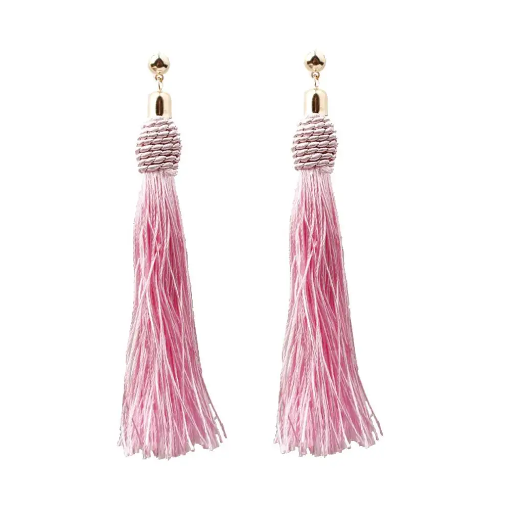 Hand woven earrings feel European and American popular texture exaggerated Bohemian earrings 028
Hand woven earrings feel European and American popular texture exaggerated Bohemian earrings 028
