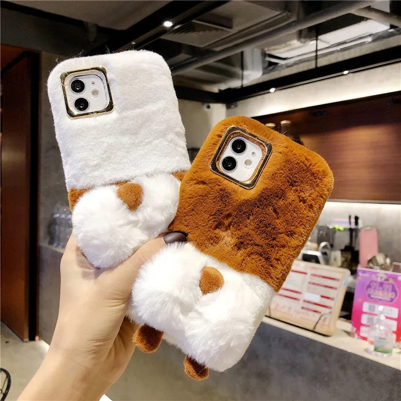 3D Cute Dog Warm Winter Plush Fur Phone Case For iPhone 12 Mini 11 13 Pro SE 2020 X XS XR 8 7 6S Plus 5 5S Protection Back Cover
3D Cute Dog Warm Winter Plush Fur Phone Case For iPhone 12 Mini 11 13 Pro SE 2020 X XS XR 8 7 6S Plus 5 5S Protection Back Cover