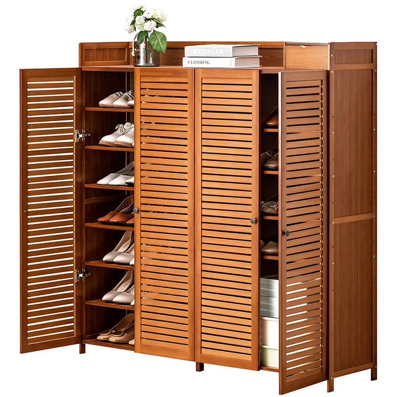 Shoe cabinet storage large-capacity porch space-saving solid wood balcony multi-layer cabinet storage shoe rack
Shoe cabinet storage large-capacity porch space-saving solid wood balcony multi-layer cabinet storage shoe rack