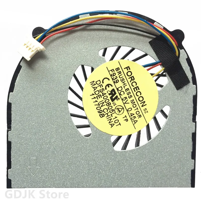Новый вентилятор ЦП DFS400805L10T F939 для Acer Aspire 5810 5810T 4810 4810T MS2271
Новый вентилятор ЦП DFS400805L10T F939 для Acer Aspire 5810 5810T 4810 4810T MS2271