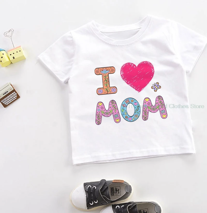 Harajuku Summer Mother's Day Love Mom Pattern Baby Shirt Boys Clothes Casual Funny Girl Tshirt Casual T Shirt For Girls Unisex
Harajuku Summer Mother's Day Love Mom Pattern Baby Shirt Boys Clothes Casual Funny Girl Tshirt Casual T Shirt For Girls Unisex