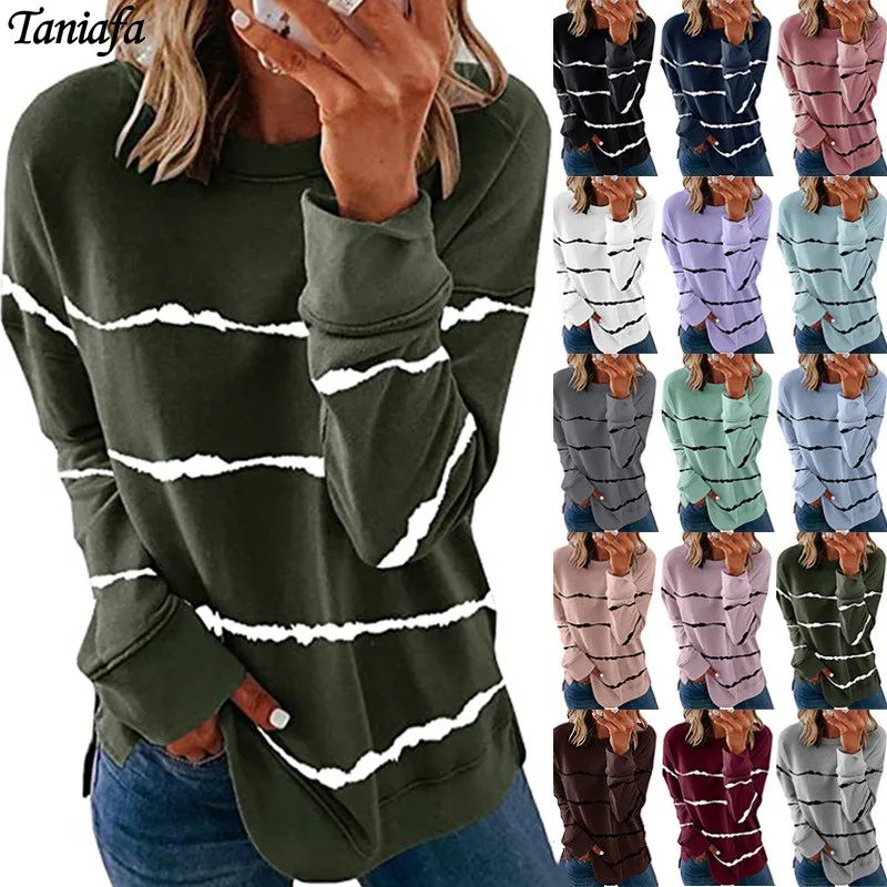 Женская осенне-зимняя Повседневная Блузка с длинным рукавом и принтом
Женская осенне-зимняя Повседневная Блузка с длинным рукавом и принтом