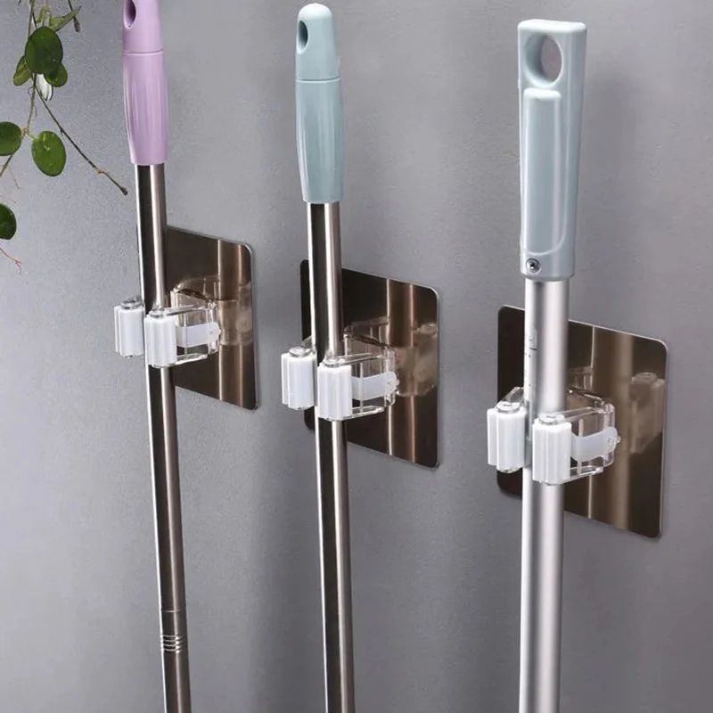 Mop Clip Wall Mounted Storage Mop Organizer Holder Hanger Storage Rack Seamless Swob Clip Hook Household Mounted Hanging Racks
Mop Clip Wall Mounted Storage Mop Organizer Holder Hanger Storage Rack Seamless Swob Clip Hook Household Mounted Hanging Racks