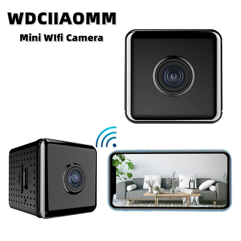 1080P Mini Wireless Camera Wifi Camera Home Baby Nanny Tiny Cam with Night Vision Motion Cell Phone App Detection
1080P Mini Wireless Camera Wifi Camera Home Baby Nanny Tiny Cam with Night Vision Motion Cell Phone App Detection
