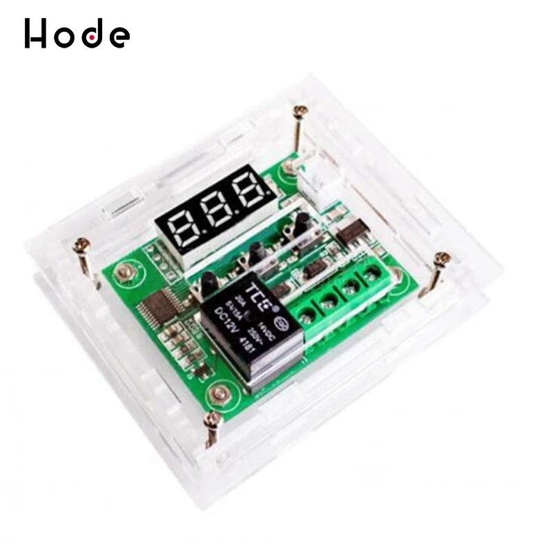 W1209 digital display miniature temperature control board high precision temperature controller temperature control switch
W1209 digital display miniature temperature control board high precision temperature controller temperature control switch