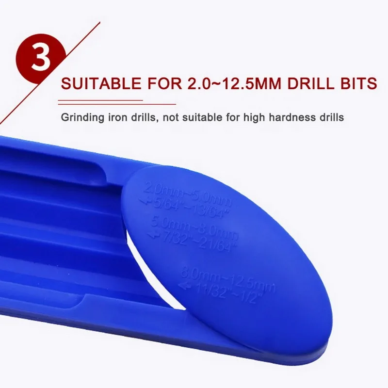 Drill bit sharpener 2-12.5mm Portable Corundum Grinding Wheel Drill bit sharpener Drill Bit Powered Tool Parts Cheapest
Drill bit sharpener 2-12.5mm Portable Corundum Grinding Wheel Drill bit sharpener Drill Bit Powered Tool Parts Cheapest