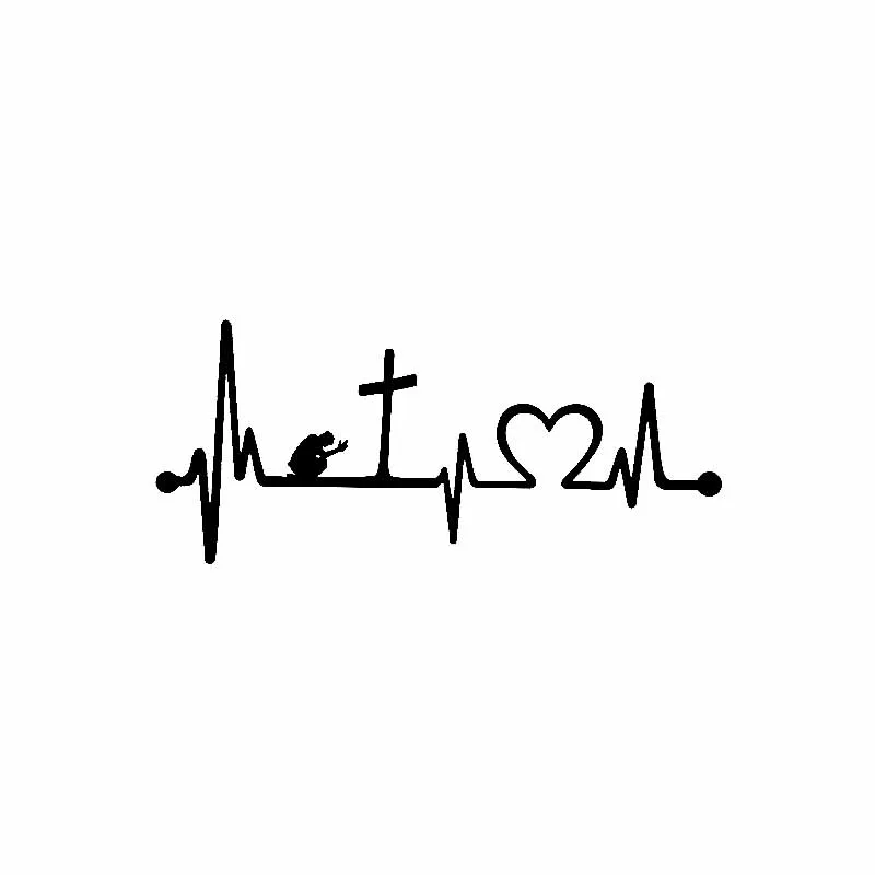 LLY-1615 Cross Heartbeat Modeling Car Sticker PVC Fashion Auto Motorcycle Quality Waterproof Sunscreen Self-adhesive Decal Decor
LLY-1615 Cross Heartbeat Modeling Car Sticker PVC Fashion Auto Motorcycle Quality Waterproof Sunscreen Self-adhesive Decal Decor