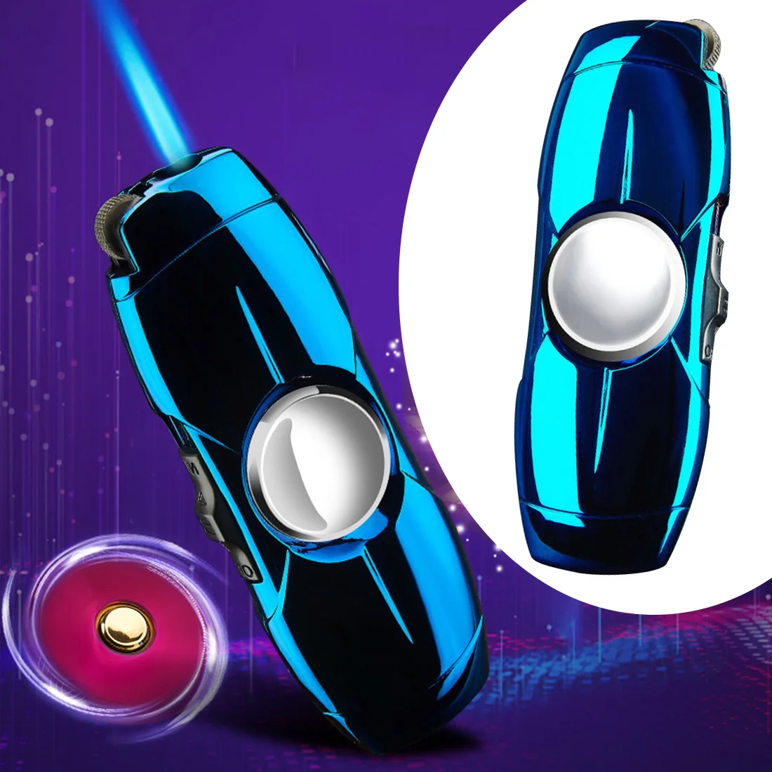 Lighter Spinner Gas Butane Torch Lighter Windproof Fingertip Different lighters Creative Cigarette Accessories Portable Lighter
Lighter Spinner Gas Butane Torch Lighter Windproof Fingertip Different lighters Creative Cigarette Accessories Portable Lighter