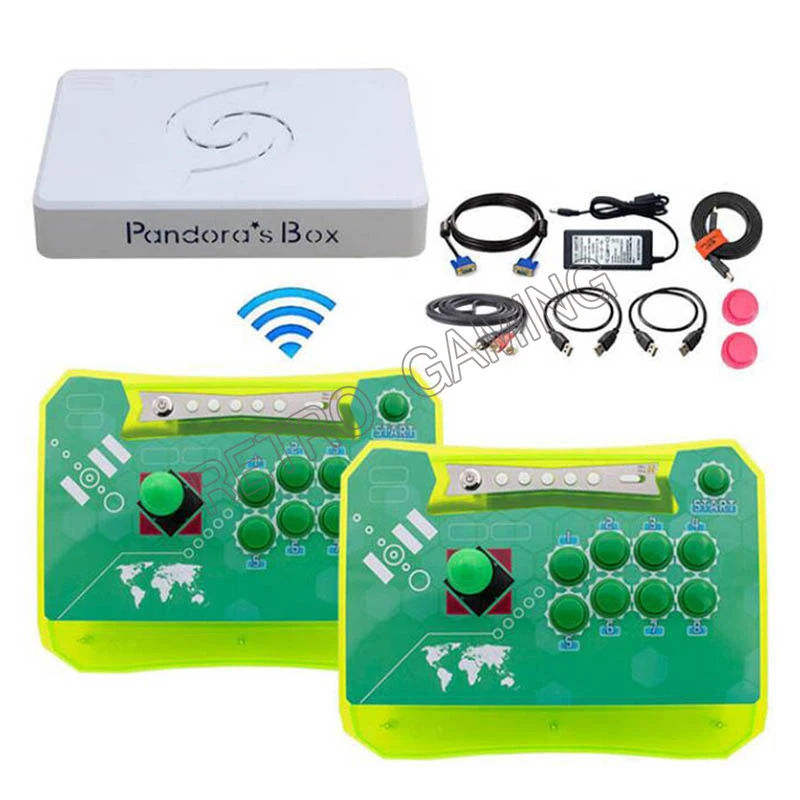 2 Players Wireless Controller Console Set Pandora Box DX 3000 Games in 1 Support Save Game Progress 3D VGA HDMI Output
2 Players Wireless Controller Console Set Pandora Box DX 3000 Games in 1 Support Save Game Progress 3D VGA HDMI Output