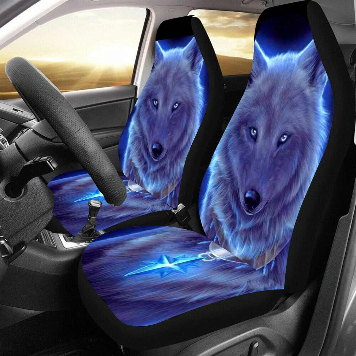 Universal 3D Wolf Printed Car Seat Covers 1/2/7PCS Polyester Fabric Elastic Auto Seat Cushion Protector Cover Car All Inclusive
Universal 3D Wolf Printed Car Seat Covers 1/2/7PCS Polyester Fabric Elastic Auto Seat Cushion Protector Cover Car All Inclusive