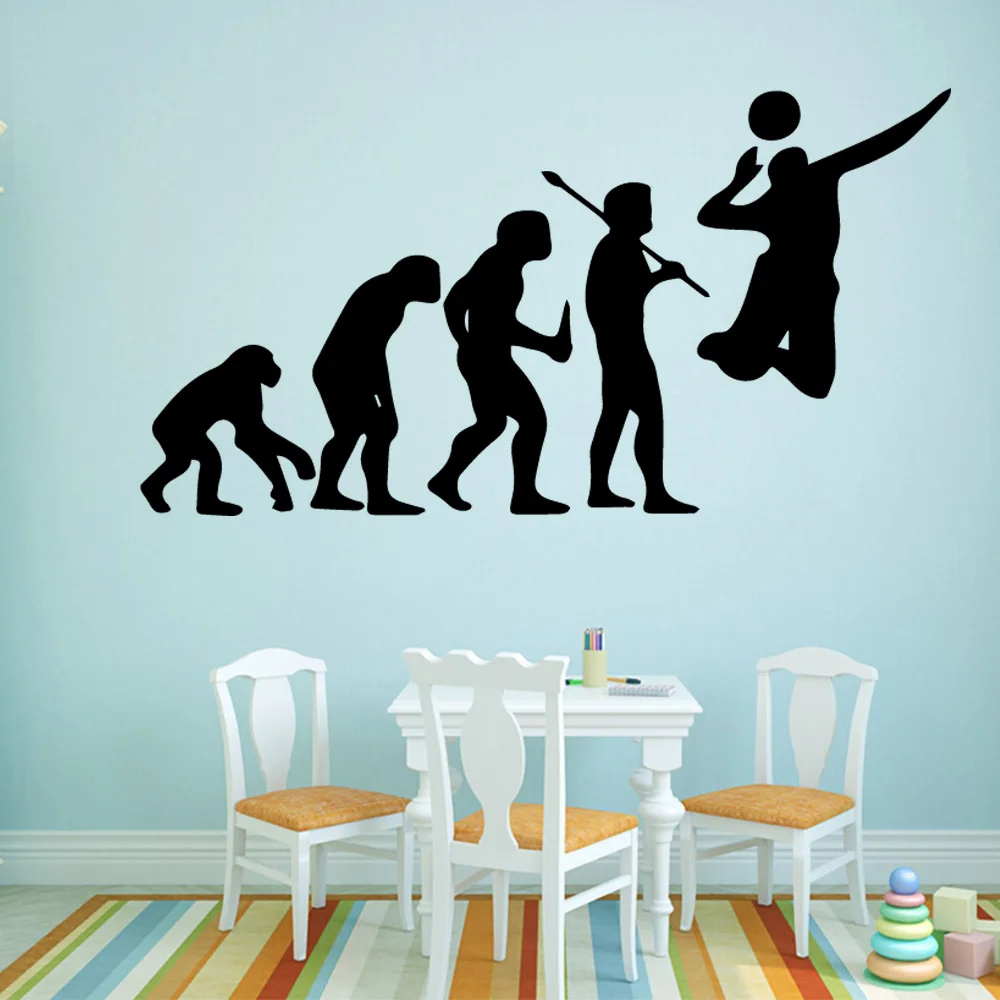 Evolution Playing Volleyball Wall Stickers Home Decor Kids Children Room Decoration Wallpaper Poster Art Murals
Evolution Playing Volleyball Wall Stickers Home Decor Kids Children Room Decoration Wallpaper Poster Art Murals