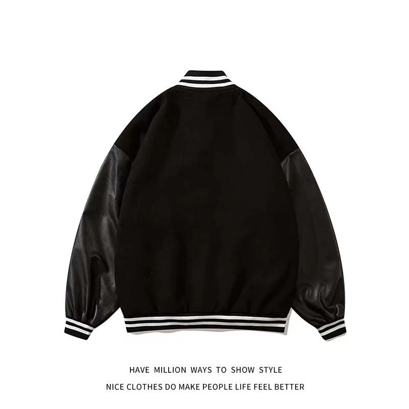 New Ariival Embroid Women's Letterman Baseball Bomber Stadium Award Jacket Unisex Men's Patchwrok Varsity Coat Vintage Casual
New Ariival Embroid Women's Letterman Baseball Bomber Stadium Award Jacket Unisex Men's Patchwrok Varsity Coat Vintage Casual