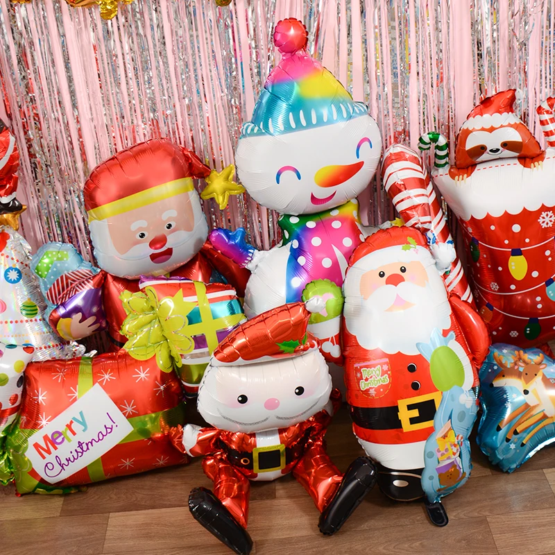 Гелий Фольга воздушные шары Globos клипсы для воздушных шаров Рождество Natale Noel с
