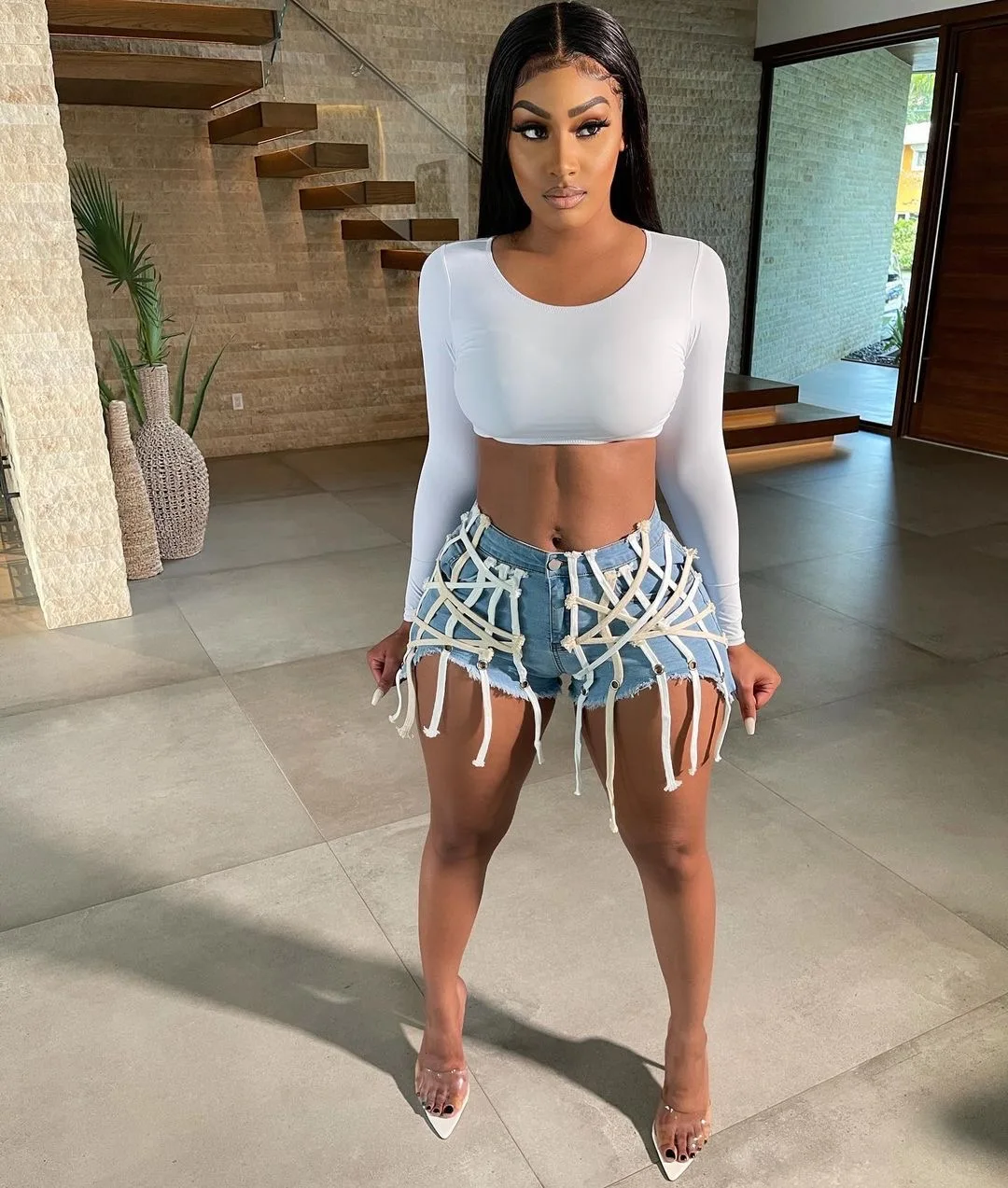 ICCLEK Fashion Sexy Shorts Jeans High Waist Denim Shorts 2021 Summer New Women's Ripped DIY Bandage Wrap Streetwear Plus Size
ICCLEK Fashion Sexy Shorts Jeans High Waist Denim Shorts 2021 Summer New Women's Ripped DIY Bandage Wrap Streetwear Plus Size