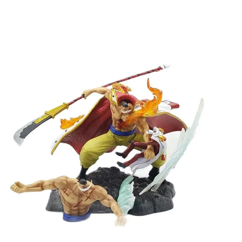 22cm One Piece Anime Figure White Beard Edward Newgate PVC Action Figures Dad White Beard vs Sakazuki Figurine Toy For Boys Gift
22cm One Piece Anime Figure White Beard Edward Newgate PVC Action Figures Dad White Beard vs Sakazuki Figurine Toy For Boys Gift