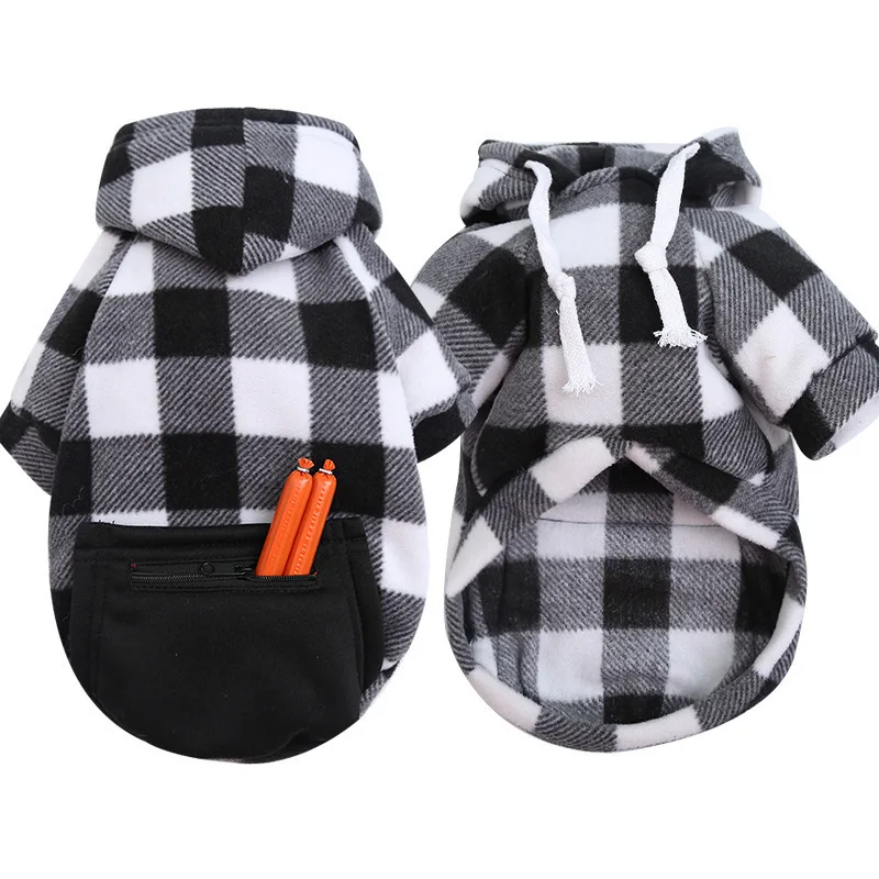 Dog Clothes Dog Hoodie Warm Coat Plaid Jacket With Zipper Pocket for Small Medium Large Dog Cat Clothes Big Dogs Clothing XS-5XL
Dog Clothes Dog Hoodie Warm Coat Plaid Jacket With Zipper Pocket for Small Medium Large Dog Cat Clothes Big Dogs Clothing XS-5XL