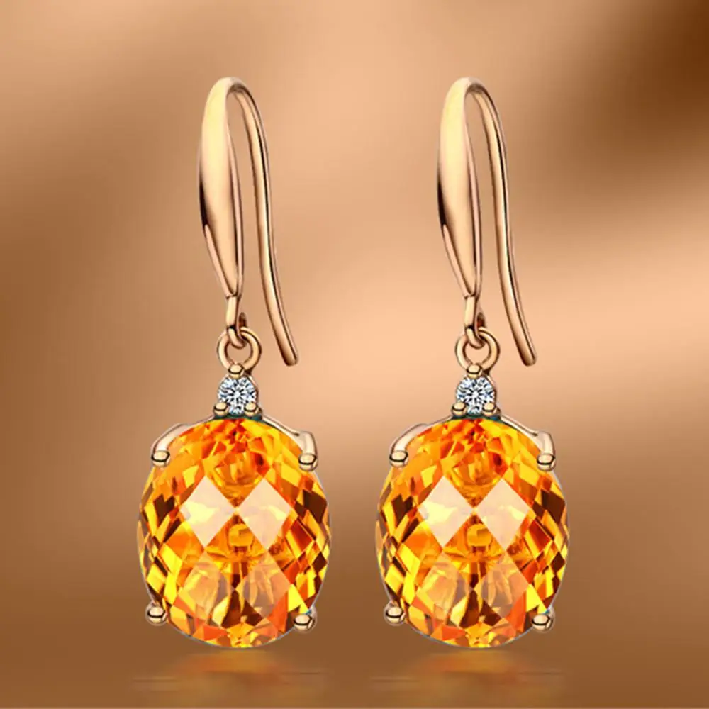 Citrine gemstones zircon diamonds dangle drop earrings for women 2020 18k gold color pendientes crystal earrings fashion jewelry
Citrine gemstones zircon diamonds dangle drop earrings for women 2020 18k gold color pendientes crystal earrings fashion jewelry