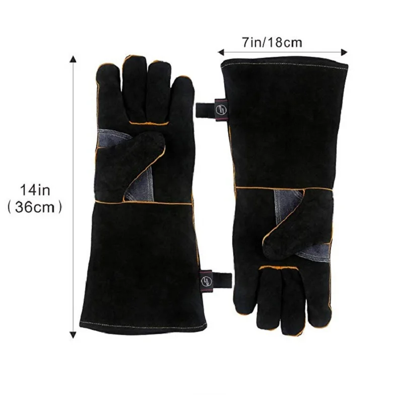 2pcs Extreme Heat Gloves Fire Resistant Heavy Duty Welding Gloves Leather Heat-resistant Protection For Stove Oven Grill BBQ
2pcs Extreme Heat Gloves Fire Resistant Heavy Duty Welding Gloves Leather Heat-resistant Protection For Stove Oven Grill BBQ
