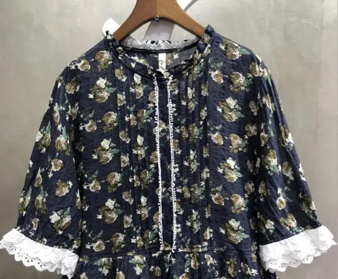 sweet fresh floral print dress loose cotton linen dress summer casual midi dress
sweet fresh floral print dress loose cotton linen dress summer casual midi dress
