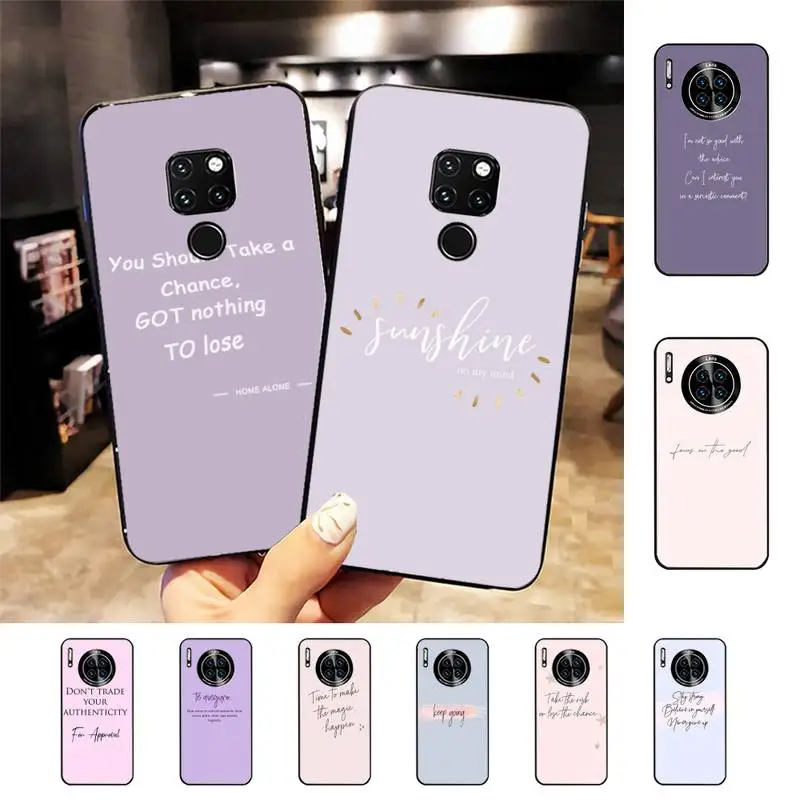 Color background maxim motivating text Phone Case For Huawei Nova 3I 3E mate 20lite 20Pro 10lite Luxury funda case 
Color background maxim motivating text Phone Case For Huawei Nova 3I 3E mate 20lite 20Pro 10lite Luxury funda case
