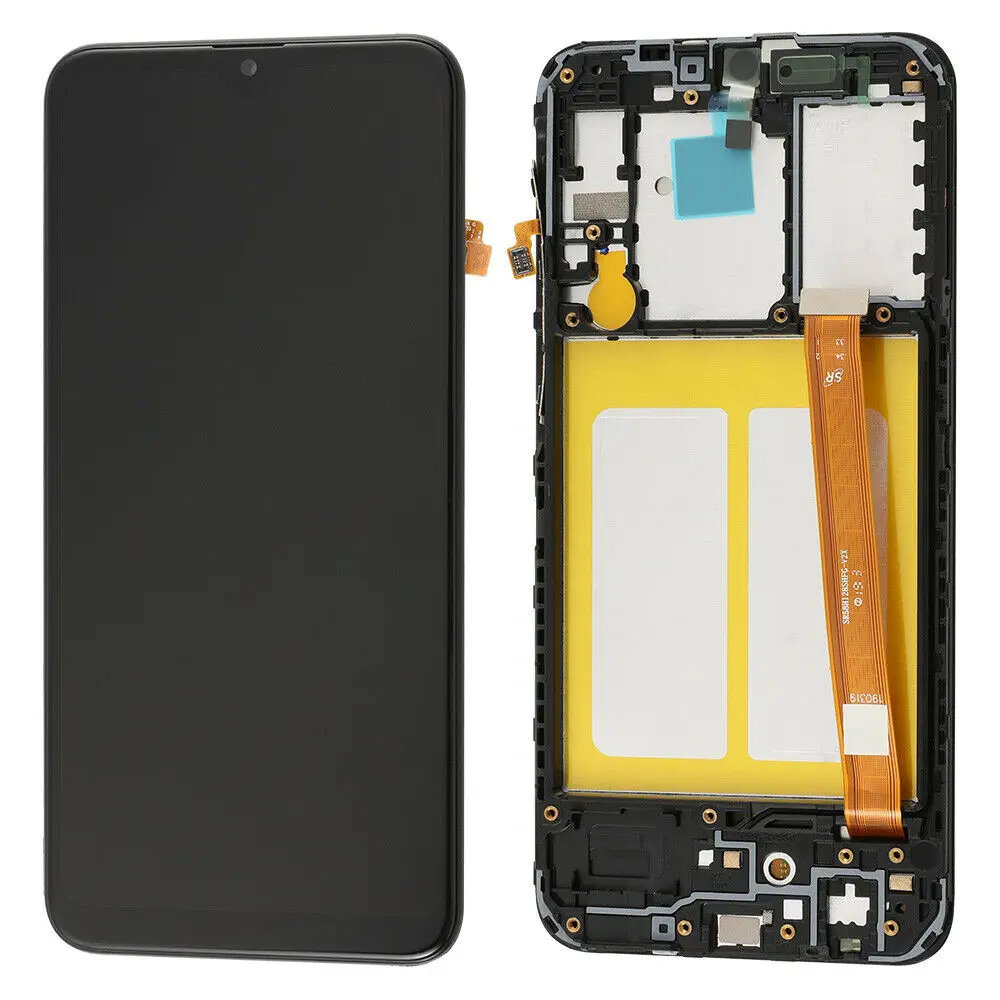 ЖК-экран и дигитайзер в сборе с рамкой для Samsung Galaxy A10E A102 черного цвета серии TFT |