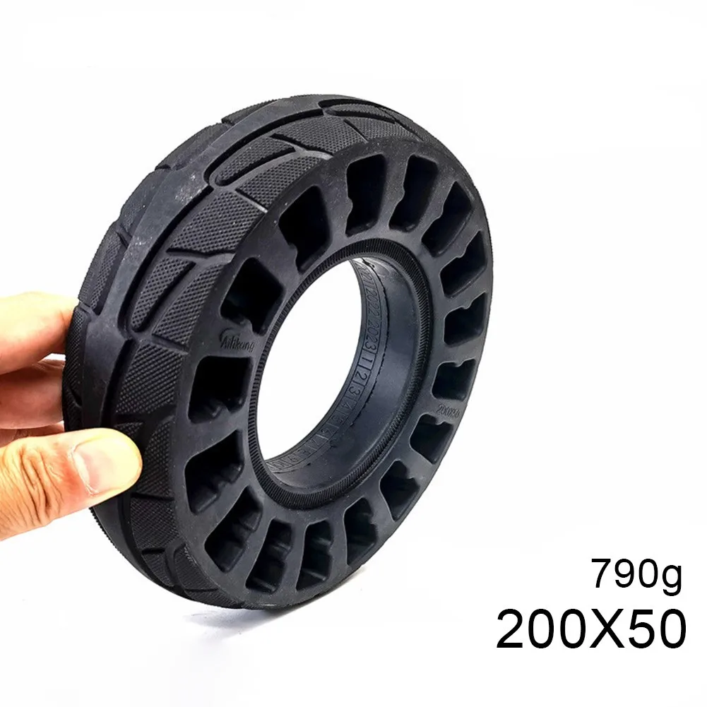 Rubber Solid Hole Tire 8In Honeycomb Tubeless Tyre 8X2 200x50 Anti Explosion Non-Pneumatic Tires For Dolphin Electric Scooter 
Rubber Solid Hole Tire 8In Honeycomb Tubeless Tyre 8X2 200x50 Anti Explosion Non-Pneumatic Tires For Dolphin Electric Scooter