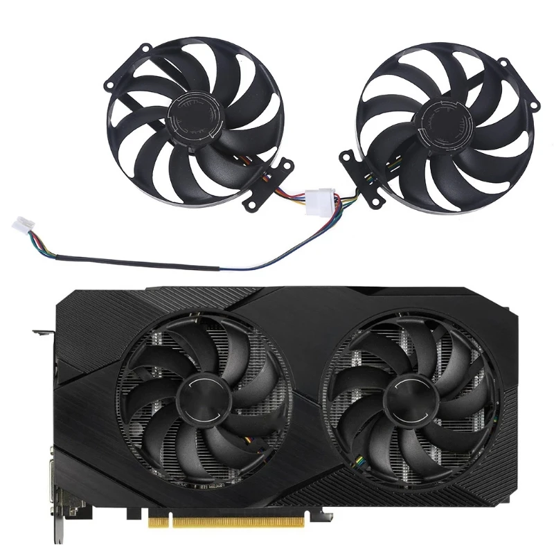 T3LB 2 шт. 88 мм/3.46in T129215SU VGA вентилятор для GTX1650 Ti/S 2070 радиатор графической карты охлаждающий вентилятор 4Pin 12 В 0.5A
T3LB 2 шт. 88 мм/3.46in T129215SU VGA вентилятор для GTX1650 Ti/S 2070 радиатор графической карты охлаждающий вентилятор 4Pin 12 В 0.5A