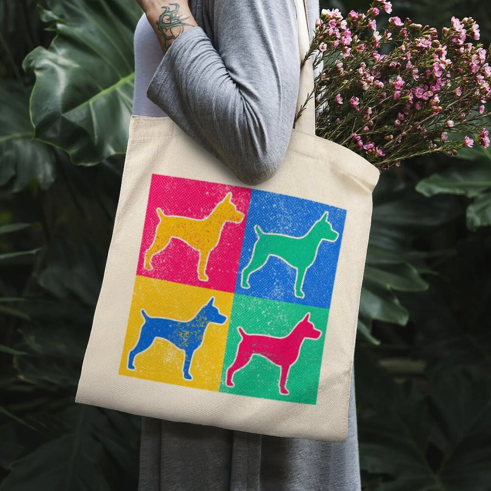 Cool Rat Terrier Colorful Dog Artwork Tote Bag White Carrier Bag Chic Shopping Books
Cool Rat Terrier Colorful Dog Artwork Tote Bag White Carrier Bag Chic Shopping Books