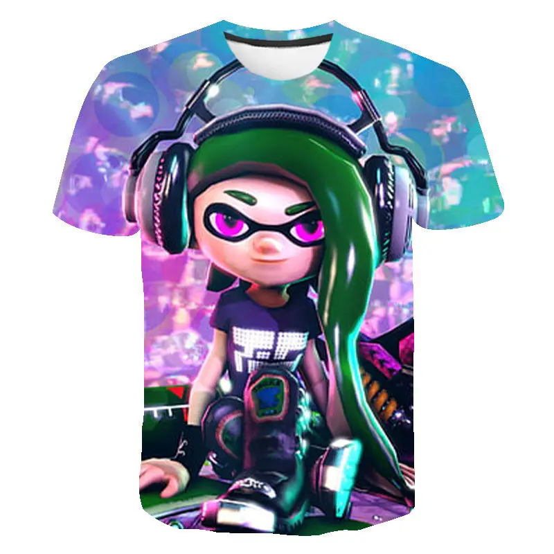 New Summer Game Splatoon 3D Printed T Shirt Men Women Children Casual Fashion Streetwear Cool Boy Girl Kids Print T-shirt Tops
New Summer Game Splatoon 3D Printed T Shirt Men Women Children Casual Fashion Streetwear Cool Boy Girl Kids Print T-shirt Tops