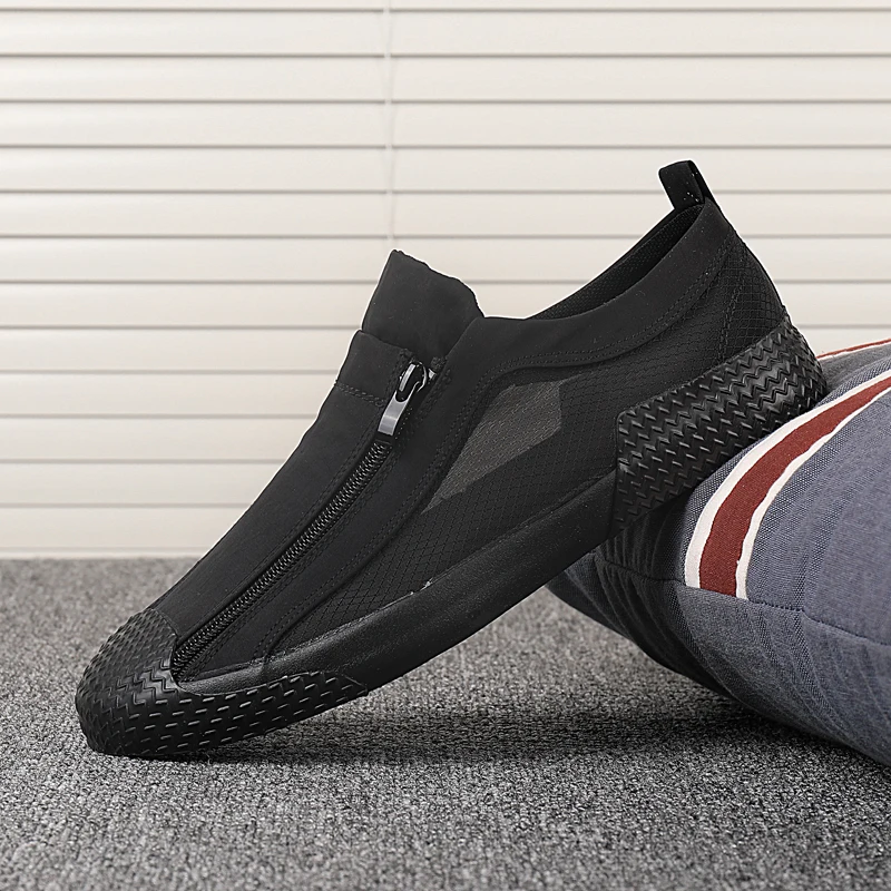Men's Canvas Shoes Breathable Outdoor Casual Shoes Men Black Comfortable Slip-on Loafers Lazy Driving Shoes 2020 New 
Men's Canvas Shoes Breathable Outdoor Casual Shoes Men Black Comfortable Slip-on Loafers Lazy Driving Shoes 2020 New