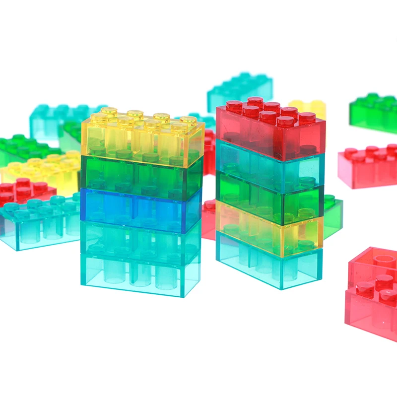 100g/Bag 2*4 Building Block Transparent Bricks About Compatible With Educational Toy Multicolor Gift For Children
100g/Bag 2*4 Building Block Transparent Bricks About Compatible With Educational Toy Multicolor Gift For Children