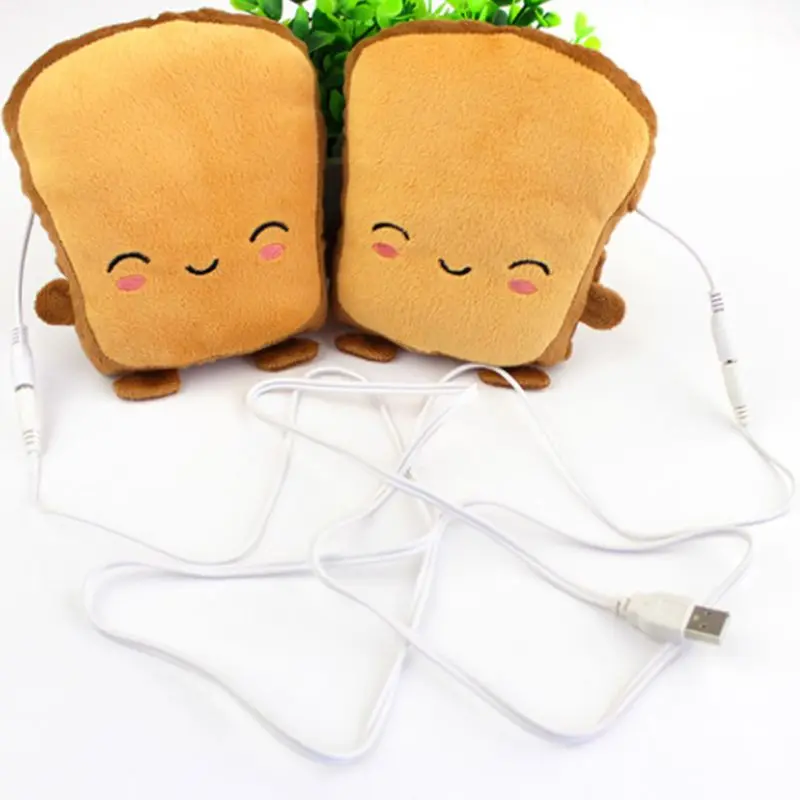Womens Cute Toast Bread Embroidery Face Hand Warmer Winter USB Heating Gloves
Womens Cute Toast Bread Embroidery Face Hand Warmer Winter USB Heating Gloves