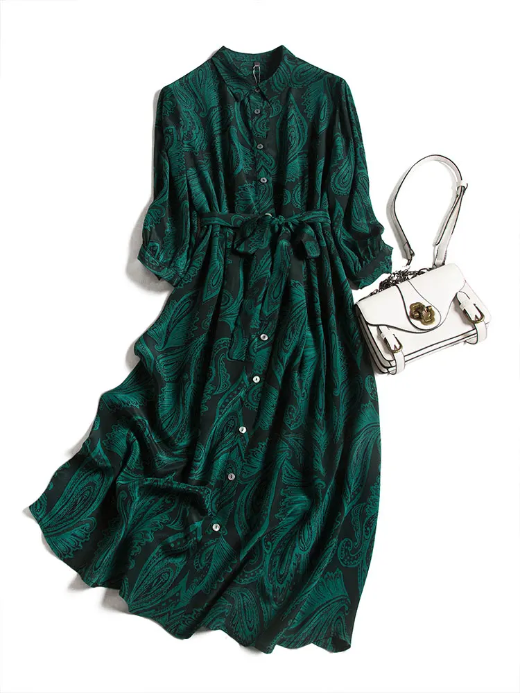 Женское шелковое платье 2021, женская одежда, новый стиль, лацканы с завышенной талией, тонкое темпераментное платье для богини, мягкое платье...
Женское шелковое платье 2021, женская одежда, новый стиль, лацканы с завышенной талией, тонкое темпераментное платье для богини, мягкое платье...