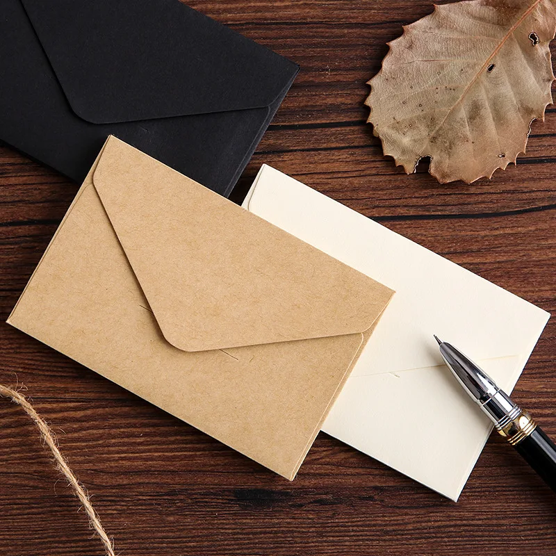 Small Greeting Card Name Card Envelope Hot Stamping Love Kraft Paper Mini Envelopes
Small Greeting Card Name Card Envelope Hot Stamping Love Kraft Paper Mini Envelopes