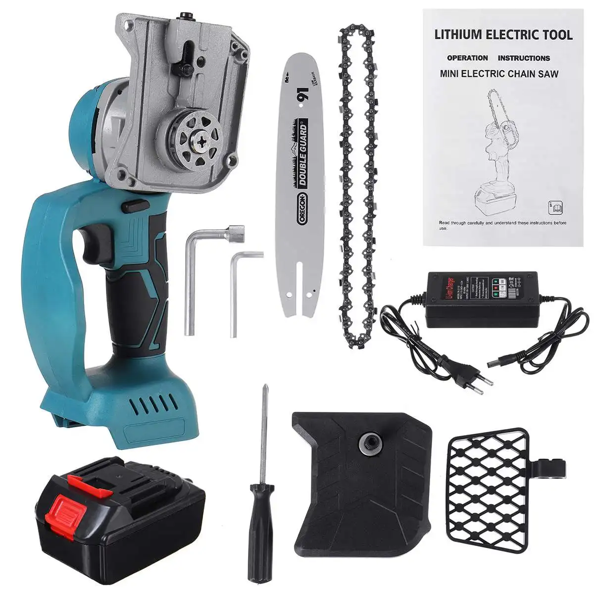 With 1500mAh Lithium battery pack Electric Chainsaw 10/8Inch Woodworker Pruning Saw Stepless speed Chainsaw Garden Trimming TA21
With 1500mAh Lithium battery pack Electric Chainsaw 10/8Inch Woodworker Pruning Saw Stepless speed Chainsaw Garden Trimming TA21