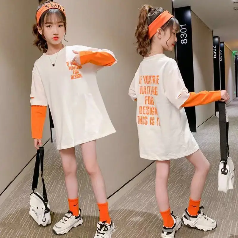 New Scoop Spring Autumn Tops Letter Hoodies Girls Sweatshirts Coat Kids Outwear Teenager Children Clothes High Quality
New Scoop Spring Autumn Tops Letter Hoodies Girls Sweatshirts Coat Kids Outwear Teenager Children Clothes High Quality