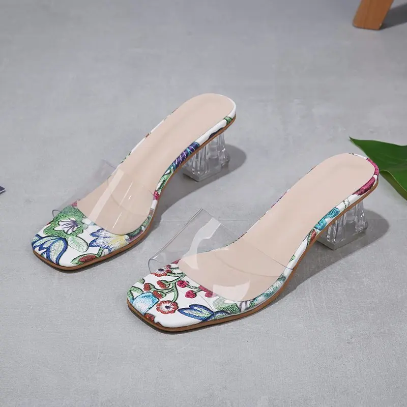 Glitter Slides Med Shoes Ladies' Slippers Square Toe Fashion Women Heels Pantofle Jelly Luxury Peep High Soft 2021 Block Basic F
Glitter Slides Med Shoes Ladies' Slippers Square Toe Fashion Women Heels Pantofle Jelly Luxury Peep High Soft 2021 Block Basic F