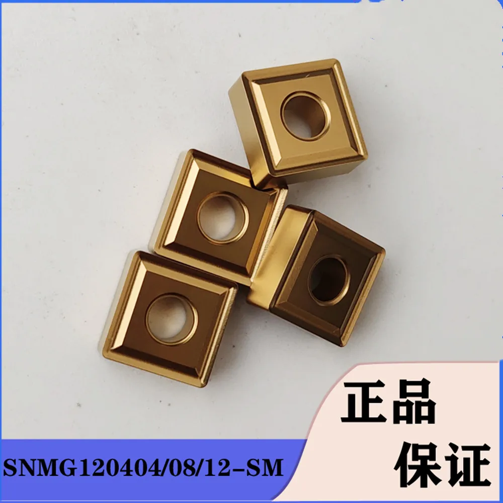 SNMG431-SM SNMG120404-SM GM1125 10PCS Carbide Inserts For Stainless Steel Replace US735
SNMG431-SM SNMG120404-SM GM1125 10PCS Carbide Inserts For Stainless Steel Replace US735