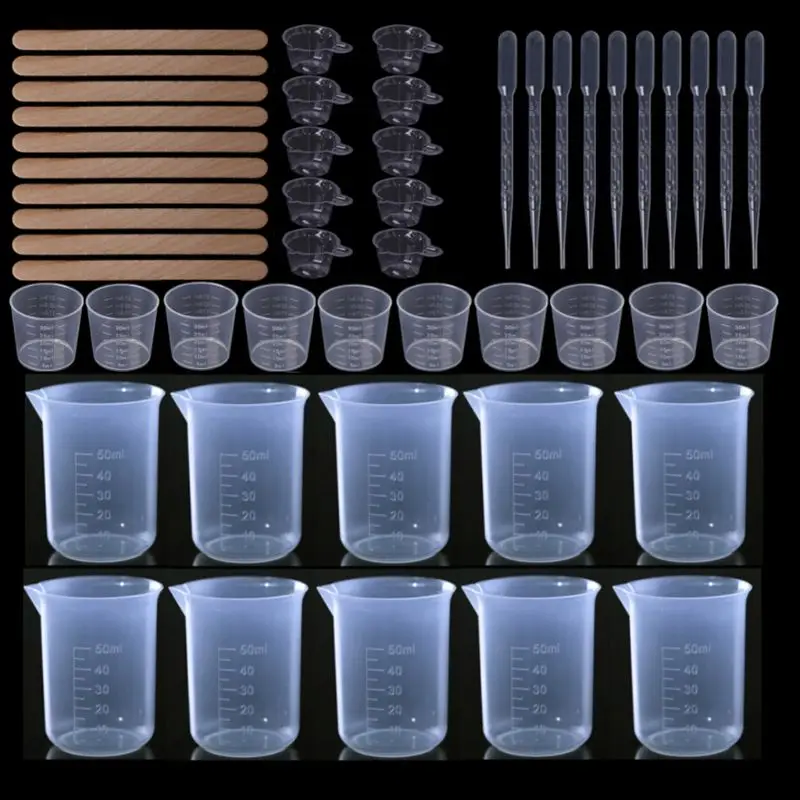 DIY Crystal Epoxy Dispensing Mixing Stirrer Dropper Measuring Cup Crafts Making Material
DIY Crystal Epoxy Dispensing Mixing Stirrer Dropper Measuring Cup Crafts Making Material