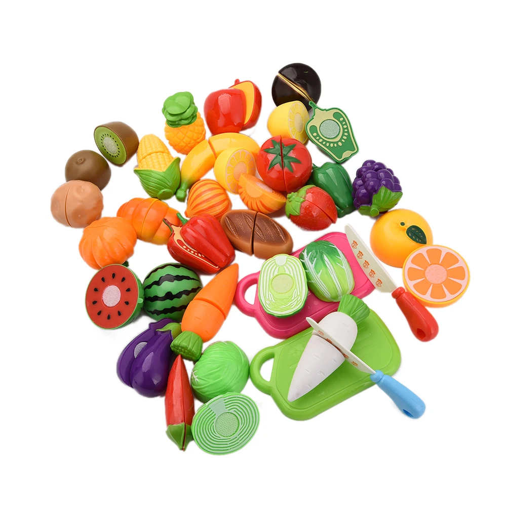 Pretend Play Set Plastic Food Toy DIY Toy Cutting Fruit Vegetable Food Pretend Play Toy For Children Educational Montessori Gift
Pretend Play Set Plastic Food Toy DIY Toy Cutting Fruit Vegetable Food Pretend Play Toy For Children Educational Montessori Gift