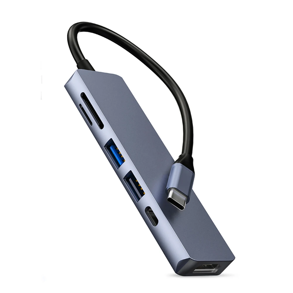 High Speed 5Gbps USB C HUB with PD 3.0 100W Fast Charger Fast Charger 6 in 1 Multi Card Dock Station
High Speed 5Gbps USB C HUB with PD 3.0 100W Fast Charger Fast Charger 6 in 1 Multi Card Dock Station